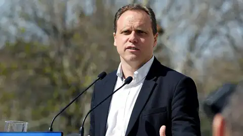 El economista Daniel Lacalle, cuarto en la lista del PP por Madrid al Congreso, en un acto en León El economista Daniel Lacalle, cuarto en la lista del PP por Madrid al Congreso, en un acto en León