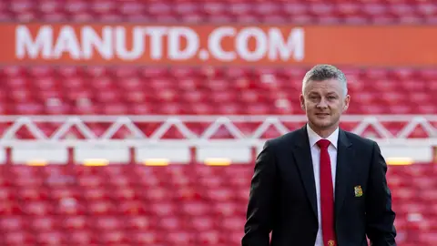 Gunnar Solskjær, entrenador del Manchester United Gunnar Solskjær, entrenador del Manchester United