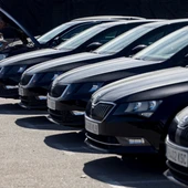 Coches de licencias VTC en una imagen de archivo Coches de licencias VTC en una imagen de archivo
