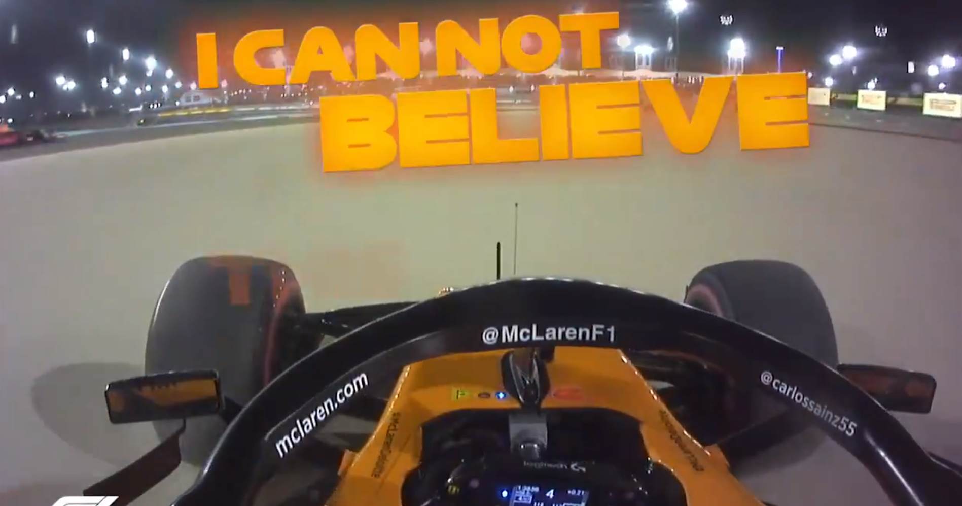 La reacción de Sainz al toque con Verstappen: "No puedo creerme a este tío" La reacción de Sainz al toque con Verstappen: "No puedo creerme a este tío"