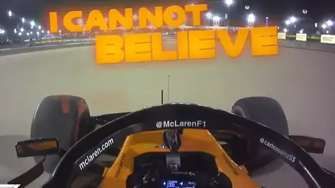 Sainz, desesperado con Verstappen Sainz, desesperado con Verstappen