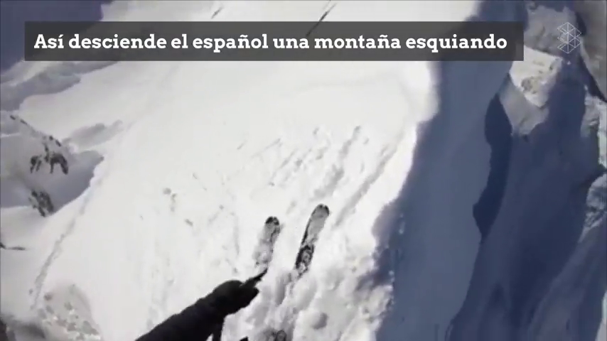 Pone los pelos de punta: el brutal descenso esquiando una montaña de Kilian Jornet Pone los pelos de punta: el brutal descenso esquiando una montaña de Kilian Jornet