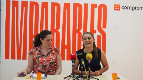 Marian Campello y Mireia Moll&agrave; en Elche.