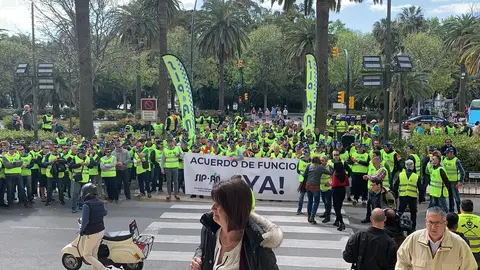 Manifestación SIPAN Policía Local de Málaga.