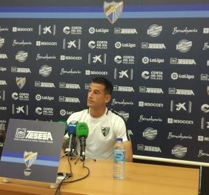 Luis Hernández, jugador del Málaga CF Luis Hernández, jugador del Málaga CF