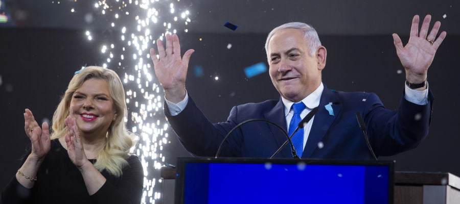 Benjamin y Sara Netanyahu. Benjamin y Sara Netanyahu.