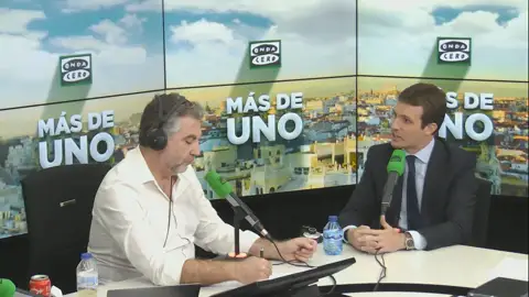 Pablo Casado dice en Más de uno que el no subiría el salario mínimo por su cuenta como ha hecho el Gobierno Pablo Casado dice en Más de uno que el no subiría el salario mínimo por su cuenta como ha hecho el Gobierno