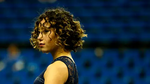 La gimnasta Katelyn Ohasi La gimnasta Katelyn Ohasi