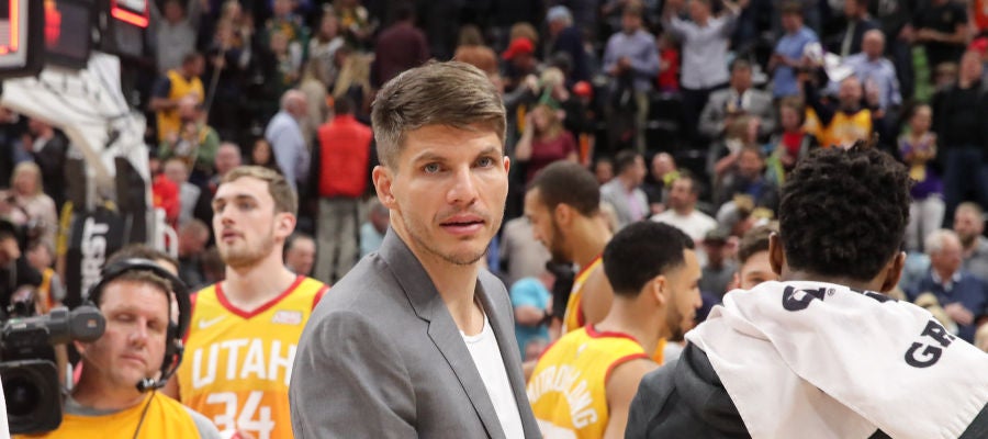 Kyle Korver, jugador de los Utah Jazz Kyle Korver, jugador de los Utah Jazz