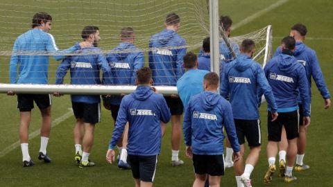 Entrenamiento del M&aacute;laga CF