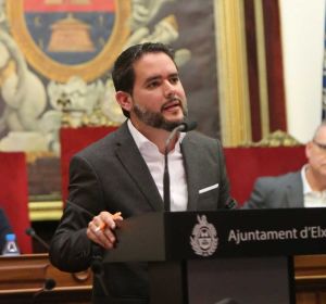 David Caballero, concejal no adscrito en el Ayuntamiento de Elche. David Caballero, concejal no adscrito en el Ayuntamiento de Elche.