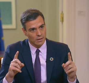 Pedro Sánchez en su entrevista con Ferreras en Moncloa Pedro Sánchez en su entrevista con Ferreras en Moncloa