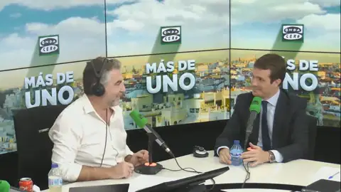 VÍDEO completo de la entrevista a Pablo Casado en Más de uno VÍDEO completo de la entrevista a Pablo Casado en Más de uno