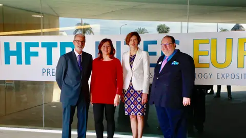 La secretaria de Estado de Turismo, Bel Oliver, y Francina Armengol Palacio de Congresos de Palma