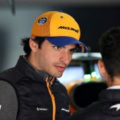 Carlos Sainz durante los entrenamientos del Gran Premio de China