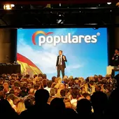 Pablo Casado en el arranque de campaña electoral en el Retiro Pablo Casado en el arranque de campaña electoral en el Retiro