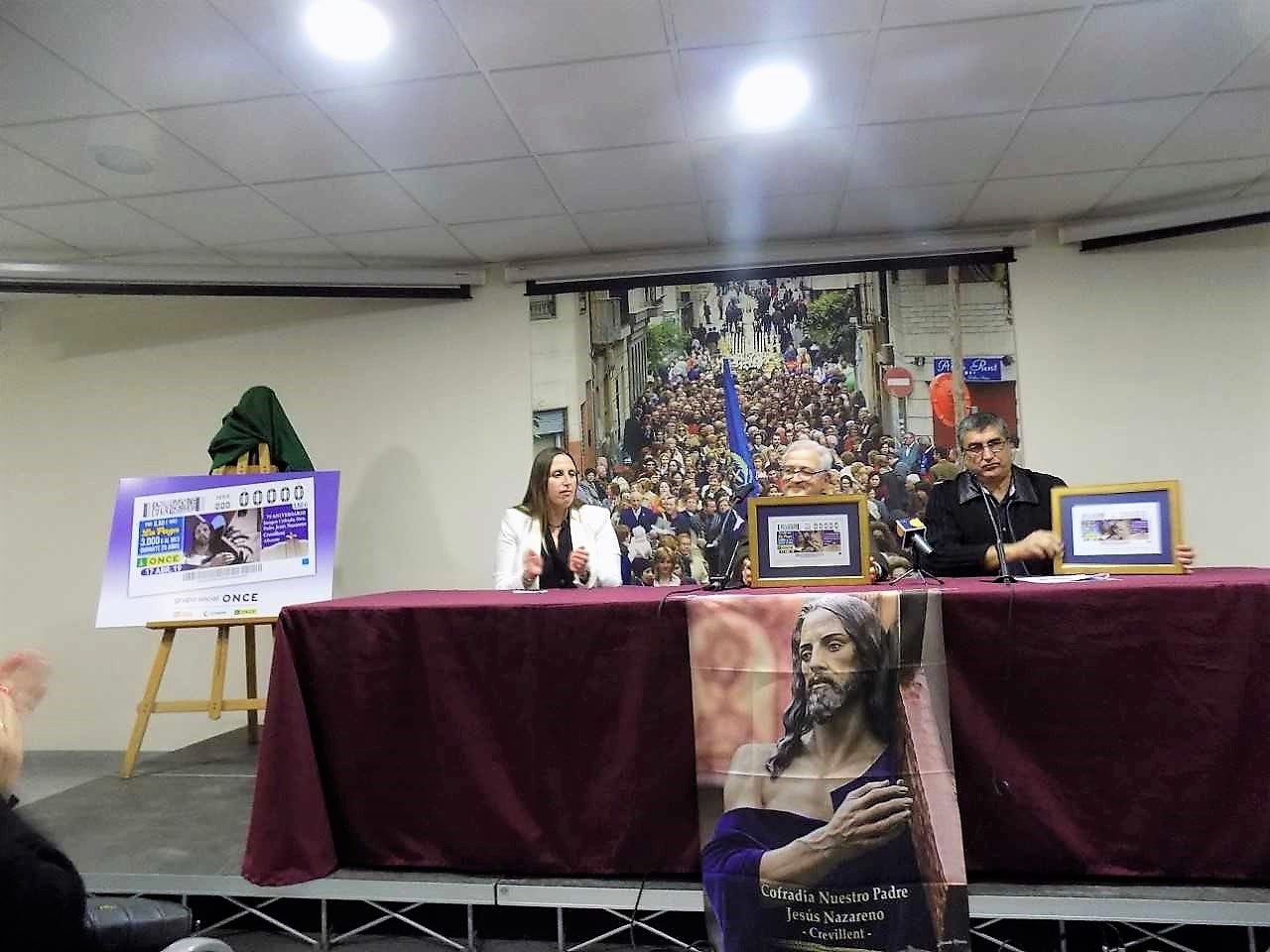 La Semana Santa de Crevillent viaja al conjunto de España el Miércoles Santo de la mano de la ONCE La Semana Santa de Crevillent viaja al conjunto de España el Miércoles Santo de la mano de la ONCE