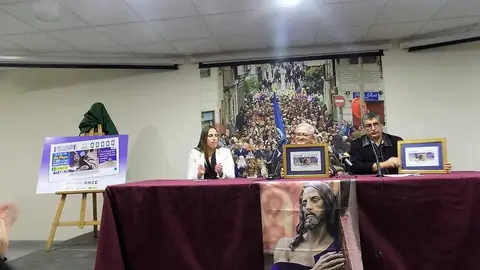 Presentación del cupón de la ONCE dedicado a la imagen de Nuestro Padre Jesús Nazareno de Crevillent. Presentación del cupón de la ONCE dedicado a la imagen de Nuestro Padre Jesús Nazareno de Crevillent.