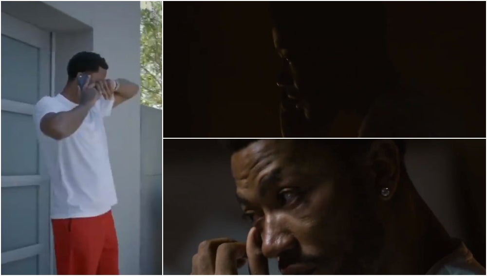 Las lágrimas de Derrick Rose al enterarse de que los Bulls le habían traspasado a los Knicks: "Estás de coña" Las lágrimas de Derrick Rose al enterarse de que los Bulls le habían traspasado a los Knicks: "Estás de coña"