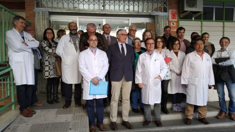 Los m&eacute;dicos de Atenci&oacute;n Primaria se han concentrado en el Centro de Salud de P&iacute;o XII