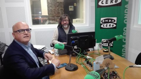 Manuel baltar en los estudios de OCR Ourense