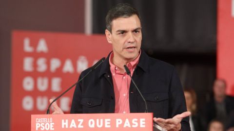 El l&iacute;der del PSOE, Pedro S&aacute;nchez. 