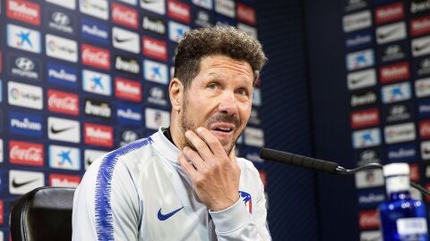 Simeone en rueda de prensa