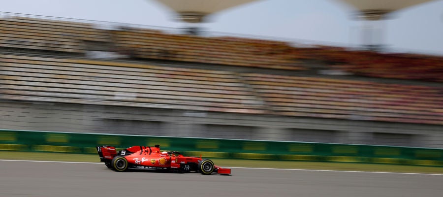 Sebastian Vettel, en los Libres del GP de China Sebastian Vettel, en los Libres del GP de China