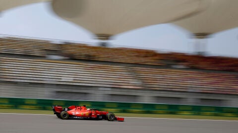 Sebastian Vettel, en los Libres del GP de China