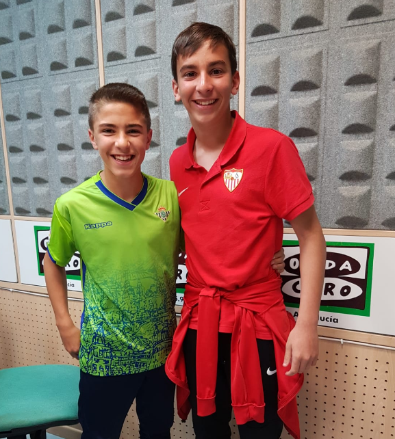 Con el sevillista Emilio y con bético Pablo conocemos cómo puede ser el derbi hispalense de los infantiles Con el sevillista Emilio y con bético Pablo conocemos cómo puede ser el derbi hispalense de los infantiles