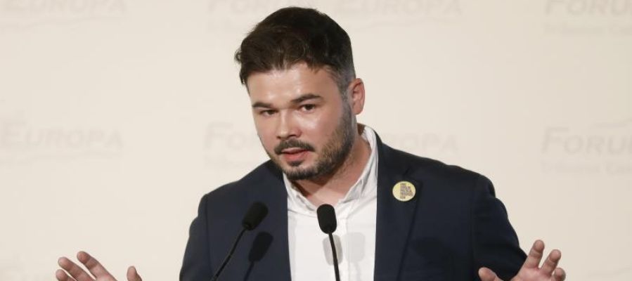 El candidato número dos de ERC, Gabriel Rufián El candidato número dos de ERC, Gabriel Rufián