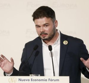 El candidato número dos de ERC, Gabriel Rufián El candidato número dos de ERC, Gabriel Rufián