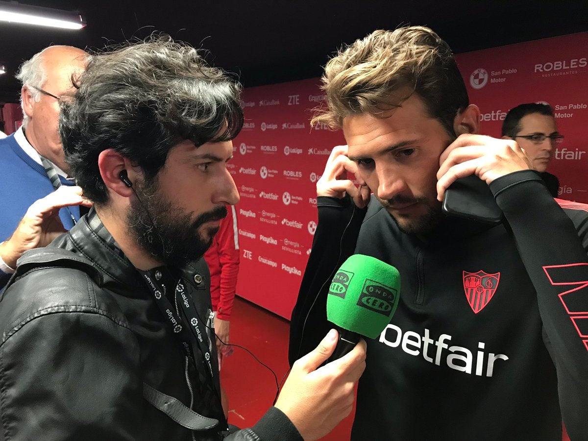 Franco Vázquez: "Este triunfo es para Caparrós" Franco Vázquez: "Este triunfo es para Caparrós"