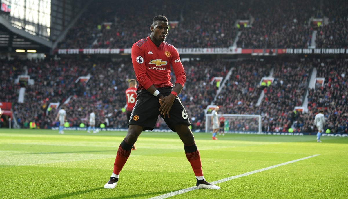 Dos goles de penalti de Pogba ponen al Manchester United en puestos de Champions League Dos goles de penalti de Pogba ponen al Manchester United en puestos de Champions League