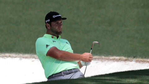 Jon Rahm, durante el Masters de Augusta