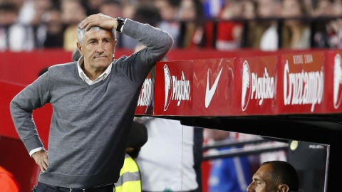 Quique Seti&eacute;n, en un partido