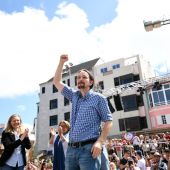 Pablo Iglesias en un acto de Podemos