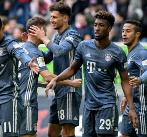El Bayern celebra un gol El Bayern celebra un gol