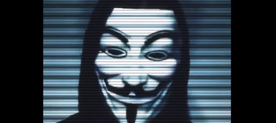 Captura del vídeo publicado por Anonymous. Captura del vídeo publicado por Anonymous.