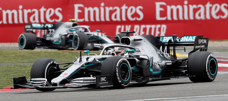Lewis Hamilton, durante el GP de China Lewis Hamilton, durante el GP de China
