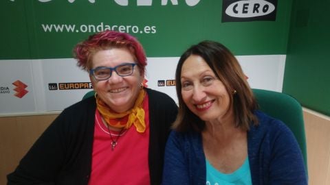Las pintoras ilicitanas Pepa Ferrandez y M. Dolores Mul&aacute;