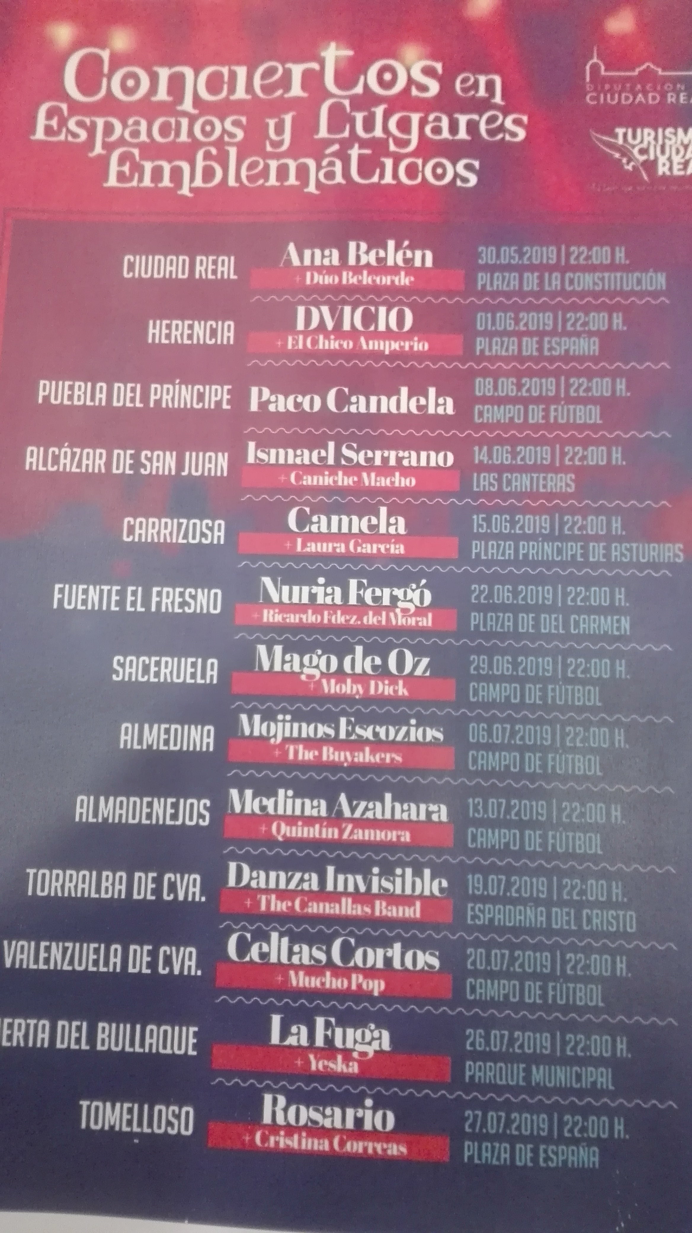 La Diputación de Ciudad Real organiza 13 conciertos gratuitos para poner en valor el patrimonio de la provincia La Diputación de Ciudad Real organiza 13 conciertos gratuitos para poner en valor el patrimonio de la provincia