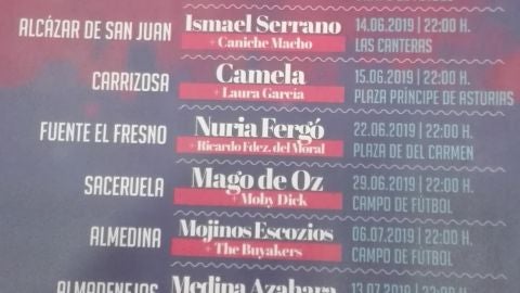 Conciertos que organiza la Diputaci&oacute;n en 13 localidades de la provincia