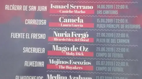 Conciertos que organiza la Diputación en 13 localidades de la provincia Conciertos que organiza la Diputación en 13 localidades de la provincia