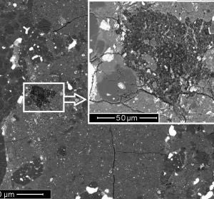 Descubren el fragmento de un cometa en el interior de un meteorito primitivo Descubren el fragmento de un cometa en el interior de un meteorito primitivo