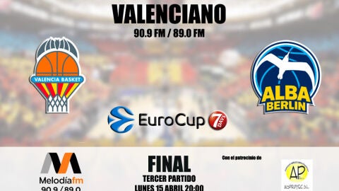 Tercer partido final Eurocup