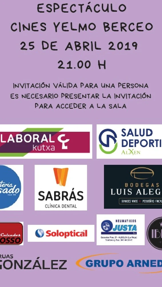 El Monaguillo en La Rioja patrocinadores