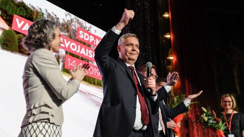 Antti Rinne, l&iacute;der del Partido Socialdem&oacute;crata de Finlandia