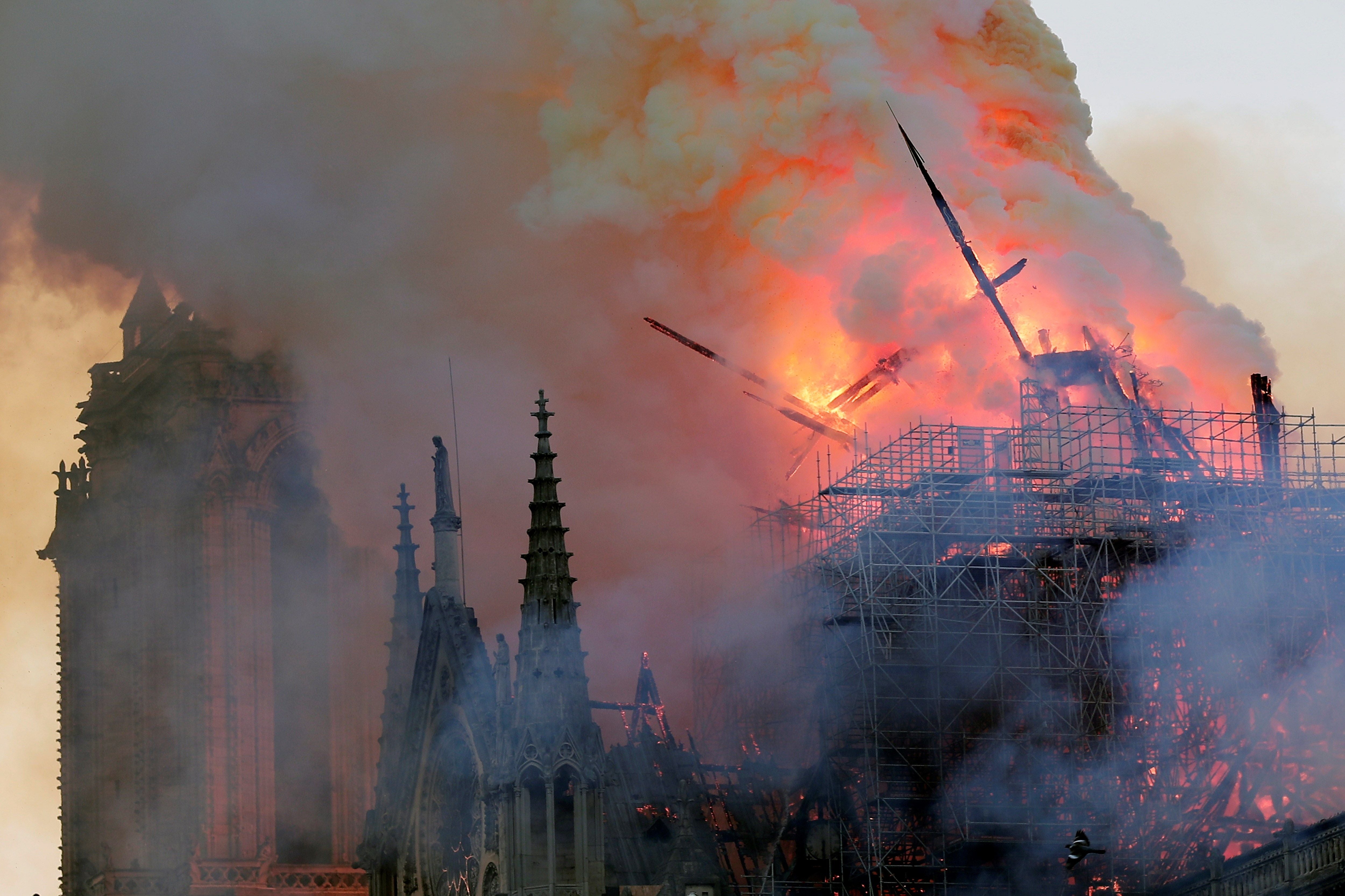 El incendio de la catedral de Notre Dame, en imágenes El incendio de la catedral de Notre Dame, en imágenes