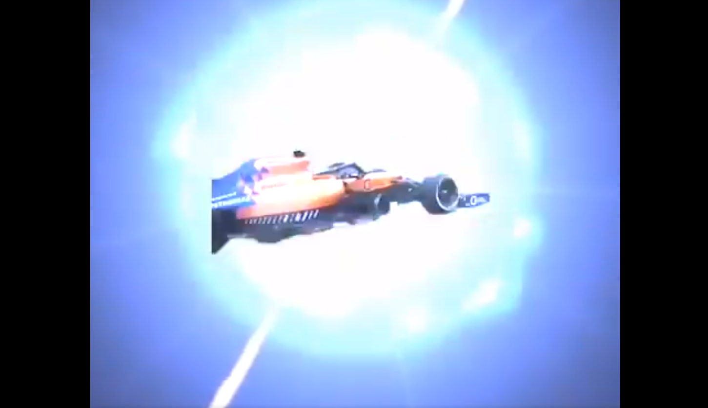 Lando Norris convierte en 'meme' el accidente de Kvyat con los dos McLaren en China Lando Norris convierte en 'meme' el accidente de Kvyat con los dos McLaren en China